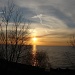 Osborne Park Lake Erie Sunset by brillomick