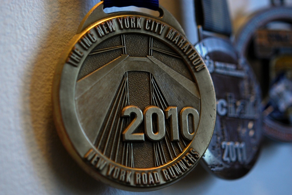 Marathon Medal Redux by sharonlc