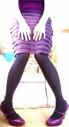 26th Mar 2010 - Purple shirt/Purple skirt