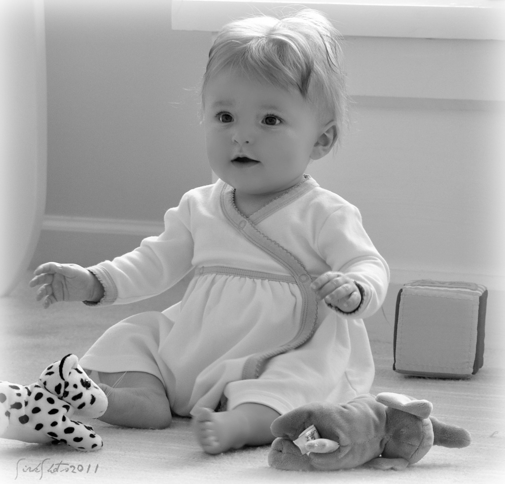 Harper at Seven Months by peggysirk