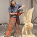 Chain saw carving by dulciknit