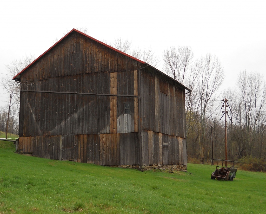 Aging barn by mittens
