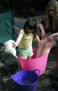 25th Apr 2011 - Iona and Her Watering Can