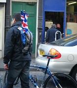 28th Apr 2011 - Passerby with Flags