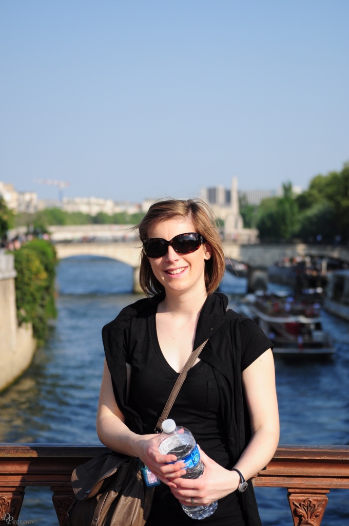Kristy on the River Seine by dora