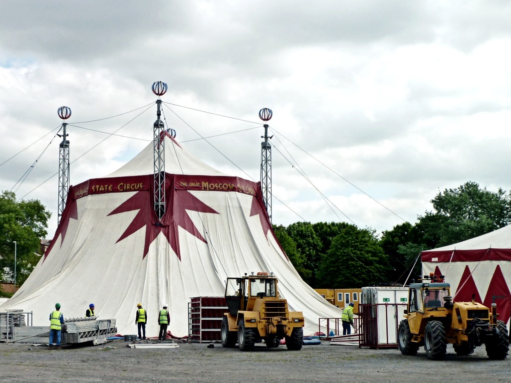 Putting Up The Big Top by rich57