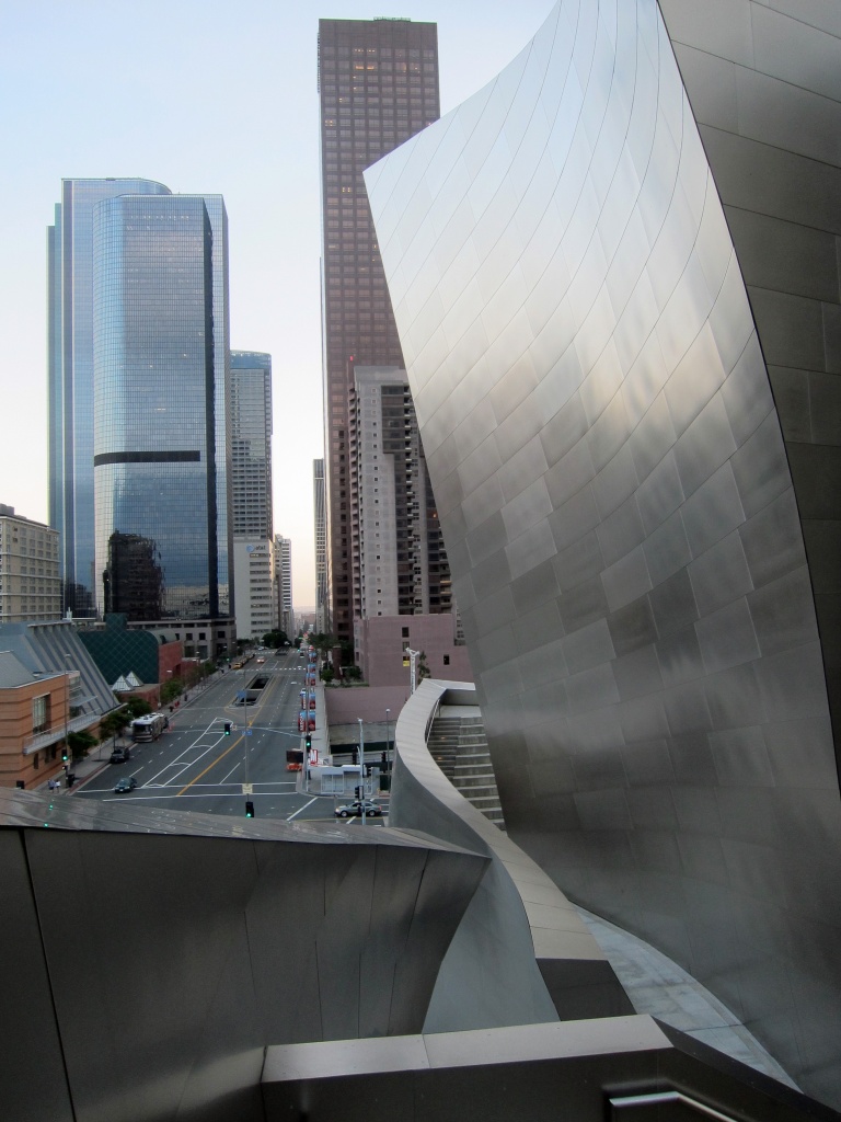 Downtown from the Disney Concert Hall by shin