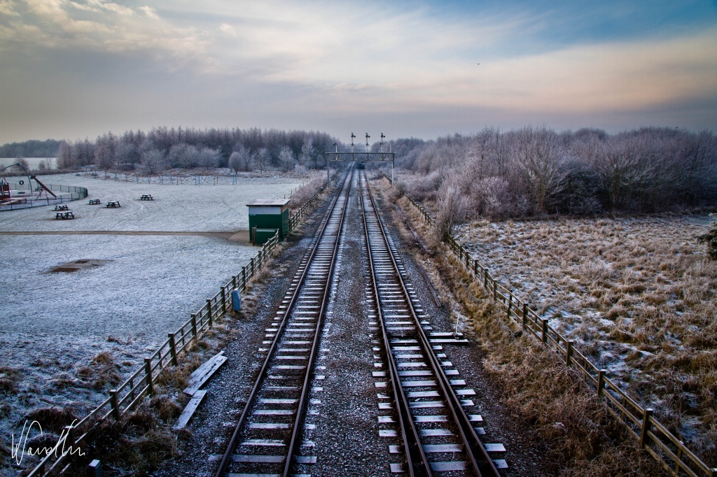 Ice on the tracks by vikdaddy