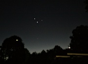 13th May 2011 - L-R Jupiter, Venus and Mercury with the red planet (Mars) lurking below