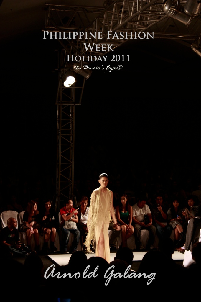 Philippine Fashion Week Holiday 2011 - Arnold Galang by iamdencio