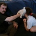Shayna and Dad with Lamchop 5.13.11 by sfeldphotos