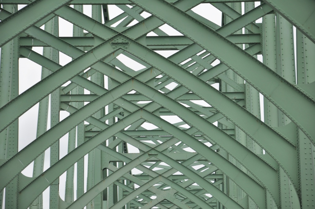 Coos Bay Bridge Grid Iron by mamabec