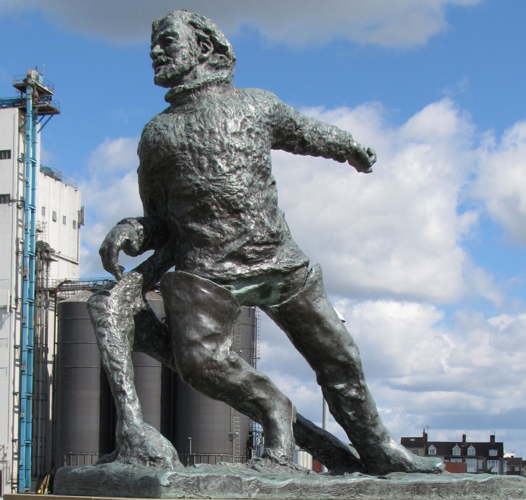 Fisherman statue, Lowestoft by itsonlyart