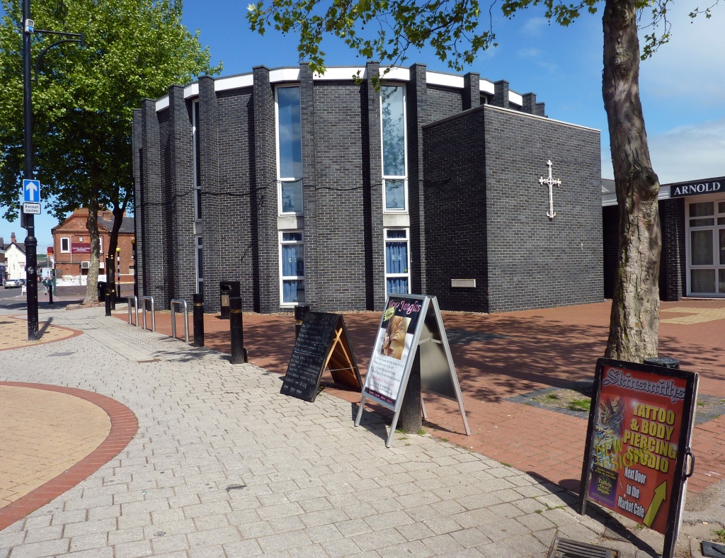 The 'other side' of Arnold Methodist Church, Nottingham by phil_howcroft