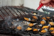 13th May 2011 - Mussels and garlic ... cooked over the coals