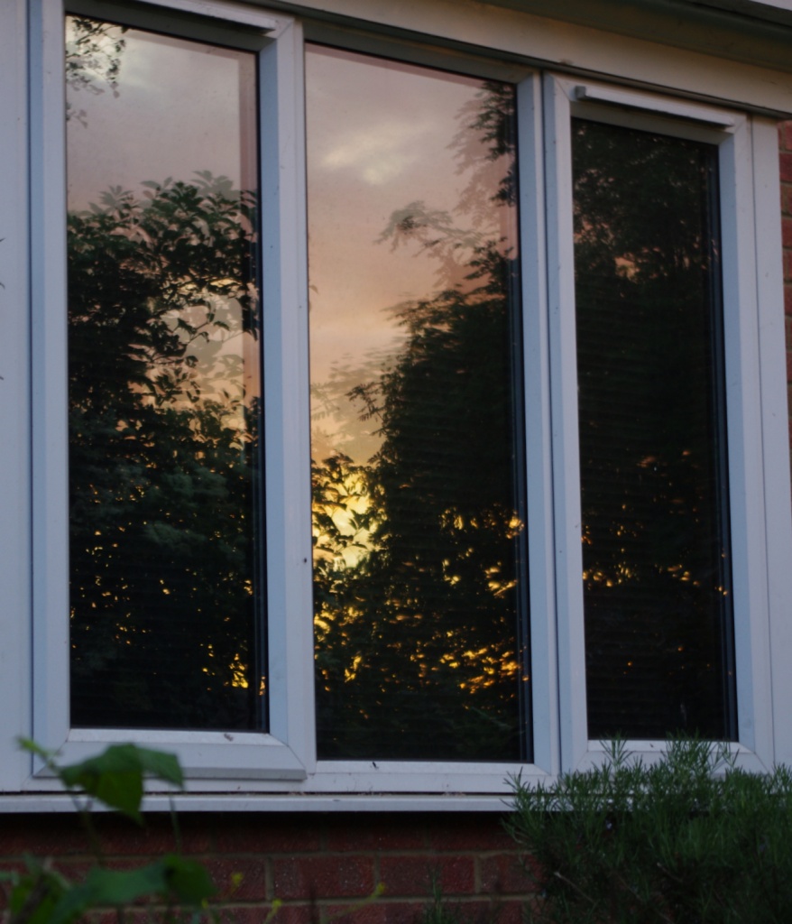 Window sunset by karendalling