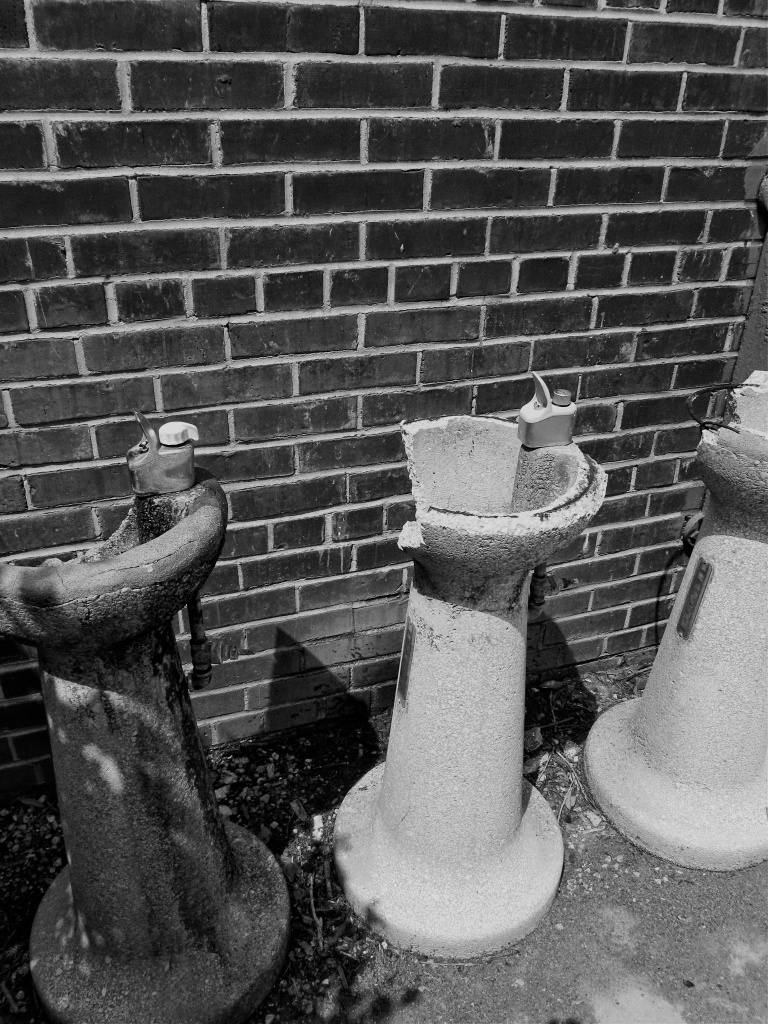 Water fountains, Brookstown Elementary by eudora