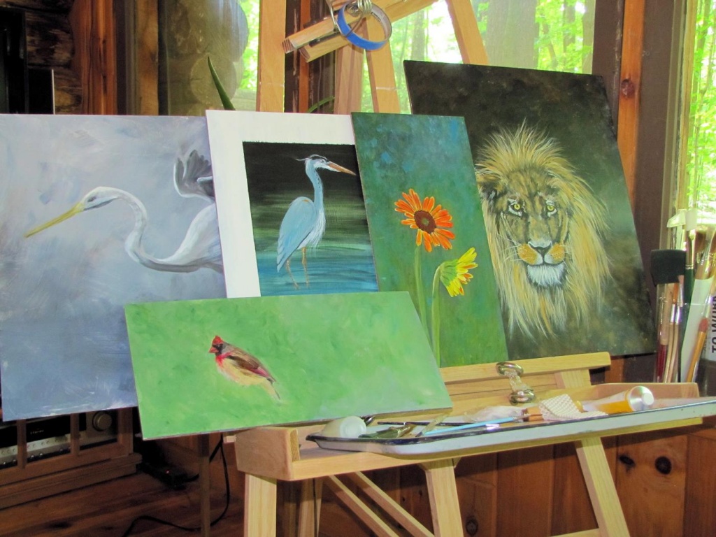 What's on your easel? by maggie2