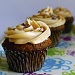 Banana, Chocolate, and Peanut Butter Pretzel Cupcakes by sourkraut
