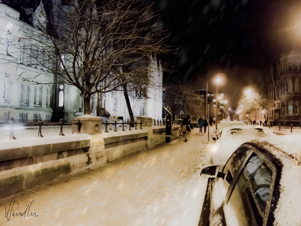 Snow on Shakespeare Street by vikdaddy