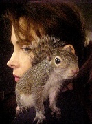28th May 2011 - Squirrel on my shoulder