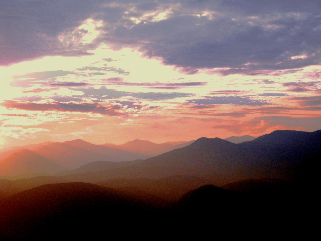 Smoky Mountain Sunset by vernabeth