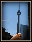 3rd Jun 2011 - hands off! that's my CN tower...