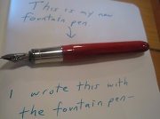 26th May 2011 - My new pen