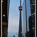 the CN tower at dusk by summerfield