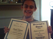 10th Jun 2011 - Shayna with Two Awards  6.10.11