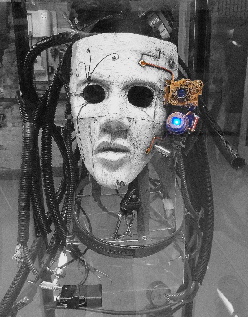 Steampunk mask by dulciknit