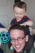 18th Jun 2011 - What's in Dad's hair?