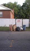 21st Jun 2011 - garbage day!!