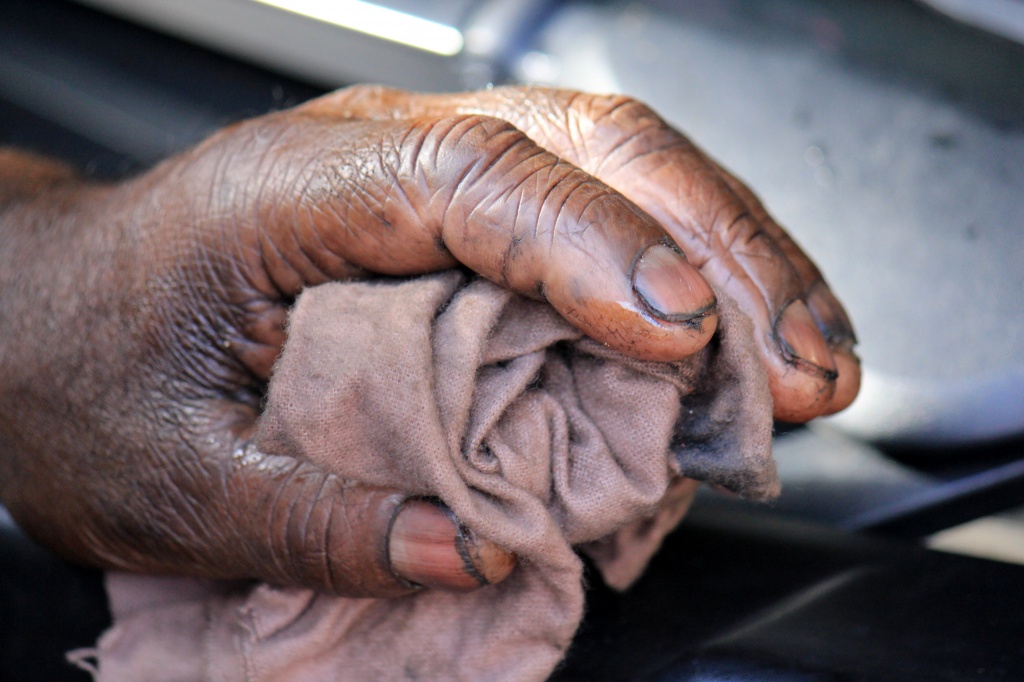 Mechanic's hands by eleanor