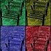 Chairs - in the style of Warhol by judithdeacon