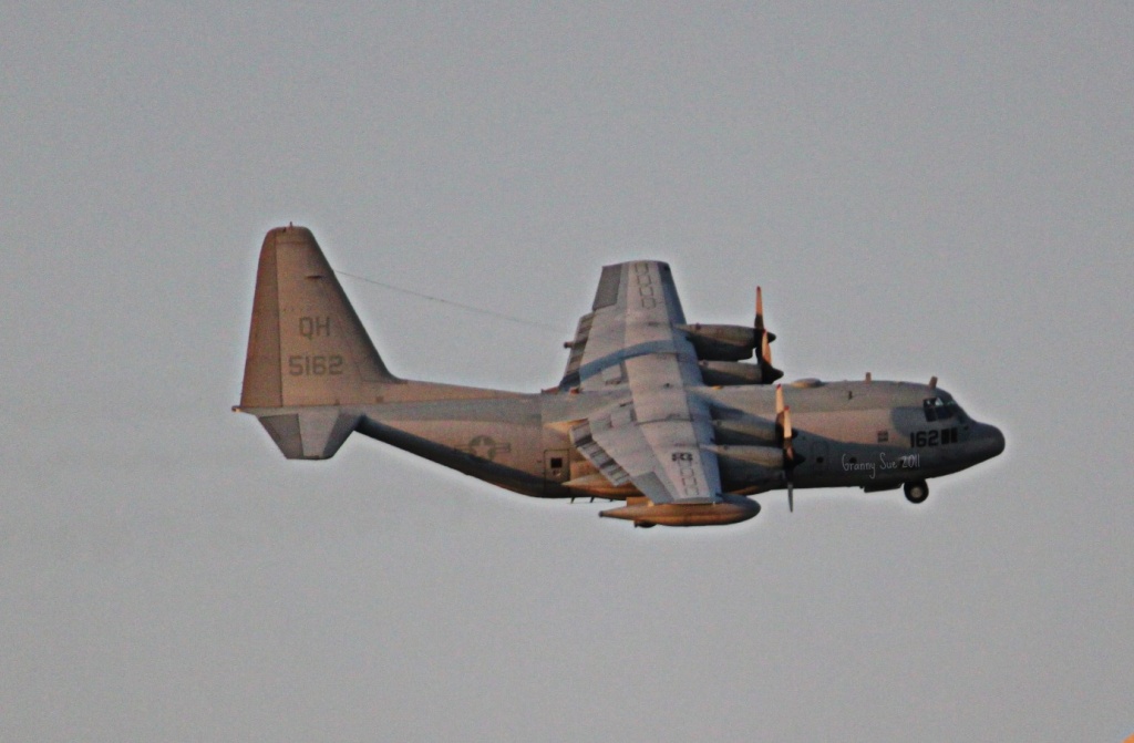 A Different Sort of Bird - C130 Hercules by grannysue