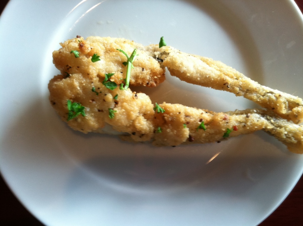 Never saw frog legs served like this! by graceratliff
