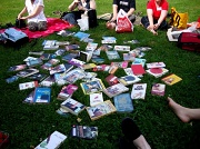 2nd Jul 2011 - BookCrossing picnic  Kirjoja tarjolla DSC08201 C