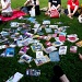 BookCrossing picnic  Kirjoja tarjolla DSC08201 C by annelis