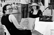 9th Jul 2011 - They Were Drawing Caricatures Of Each Other To Submit For A Prize.