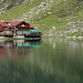 balea lake chalet in fagaras mountain , romania by meoprisan
