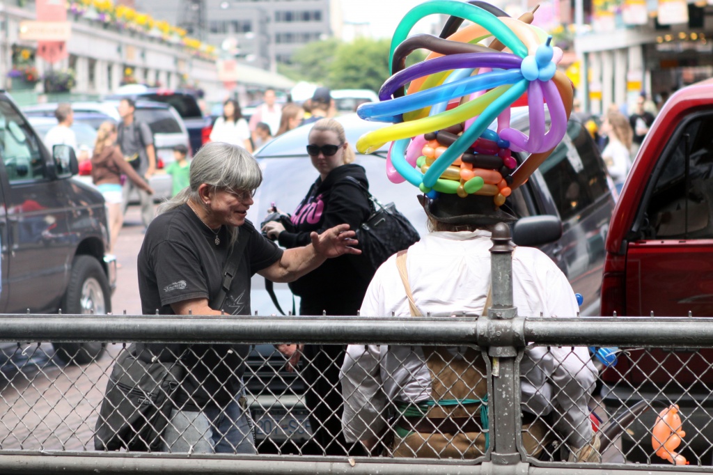 The Attack Of The Balloon Man... by seattle