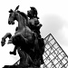 Louis XIV, the raven & the pyramid by parisouailleurs