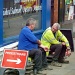 Workmen resting (seen from the number 58 bus) by phil_howcroft