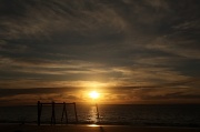 1st Aug 2011 - Phillip Island Sunset - Summerland Beach- I've long meant to wander along the beach to the remains of an old jetty