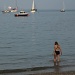 Swimmer In Cawsand Bay by netkonnexion
