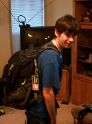 6th Aug 2011 - Me with My New Backpack 8.6.11 