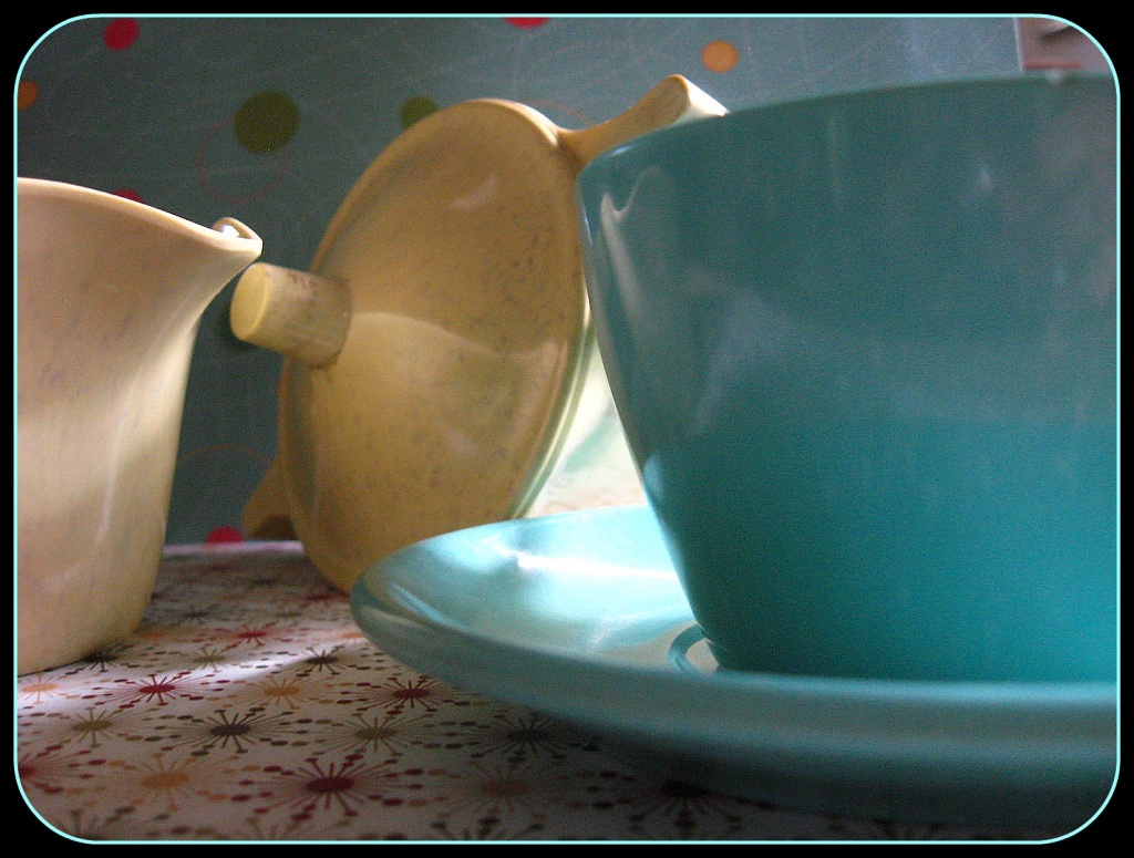 Retro Dishes by olivetreeann
