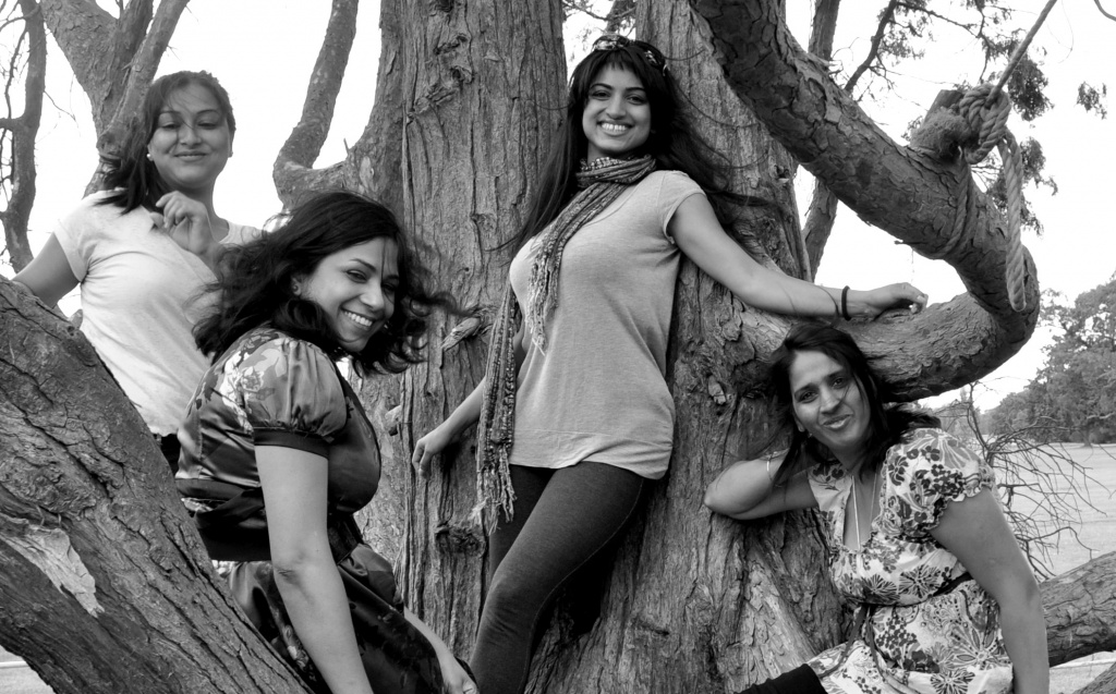 Four Indians in a Tree by andycoleborn