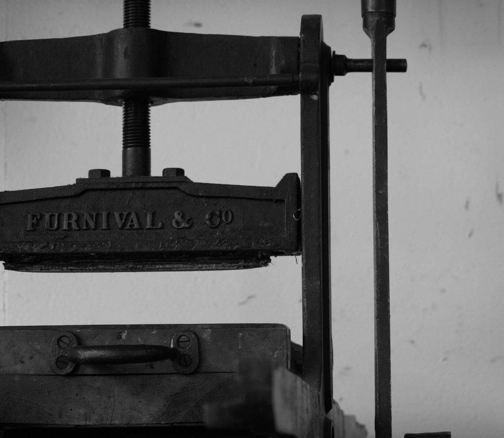 Old Printing Press by netkonnexion